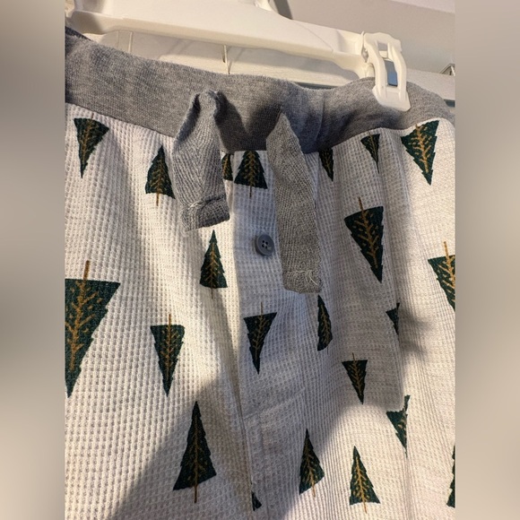 George Men's Holiday 🎄Thermal 2 Piece Pajama Set | Size L | Festive Waffle Knit - Picture 7 of 12